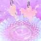 Funky Ghost Acrylic Earrings (Iridescent)