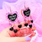 I'm Not Okay, Acrylic Earrings