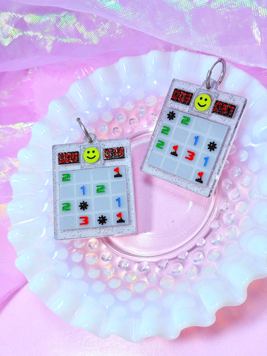That One Computer Game, Acrylic Earrings