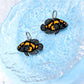 Tiger Oscar Fish Acrylic Earrings