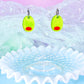 Jelly Olive Acrylic Earrings