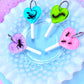 Cutesy Bug Lollipop Acrylic Earrings