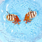 Cuttlefish Acrylic Earrings (Natural)