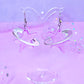 Y2K Cosmic Star Acrylic Earrings (Purple)