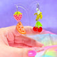 Fruit Salad Acrylic Earrings