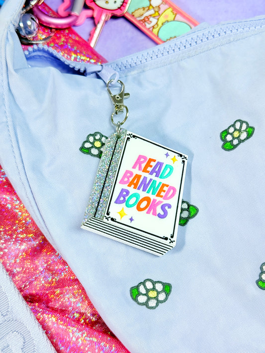 Read Banned Books Bag Charm