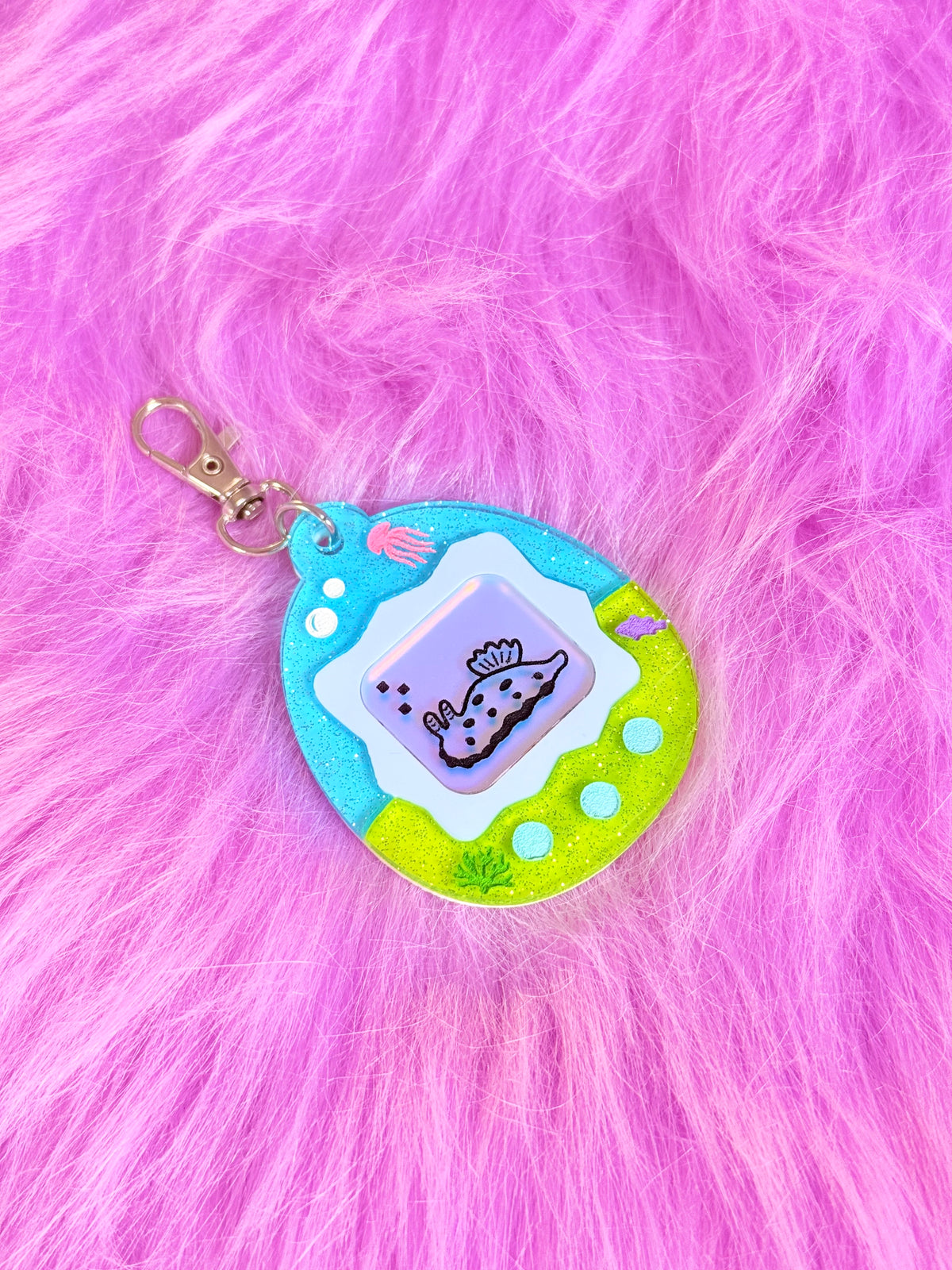 Virtual Pet Sea Slug Bag Charm