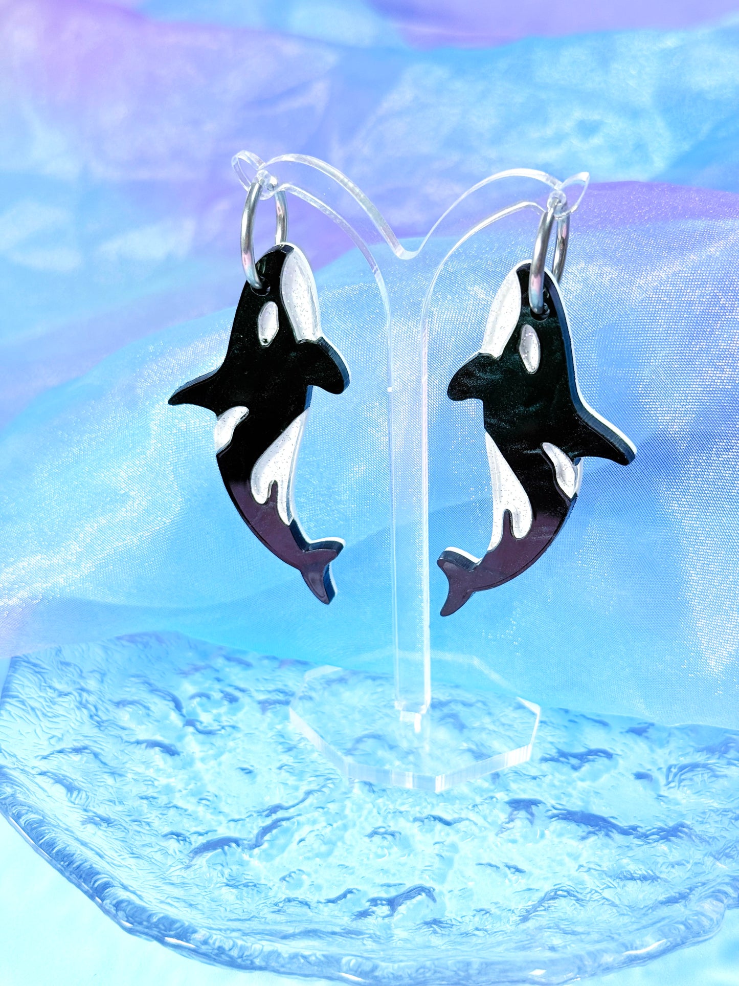 Orca Acrylic Earrings