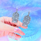Giant Isopod Acrylic Earrings