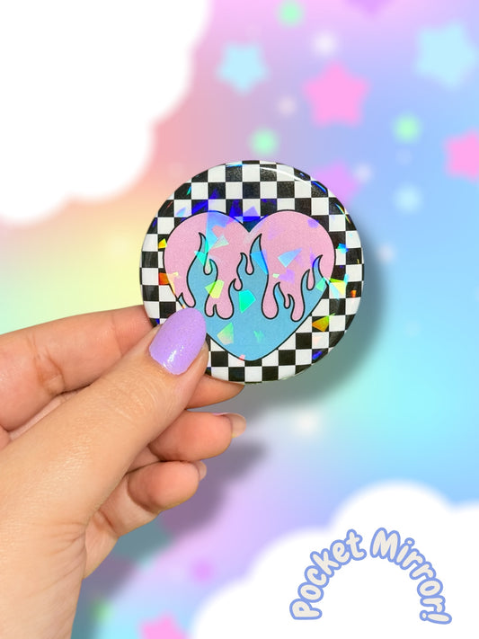 Checkered Flame, Mini Mirror