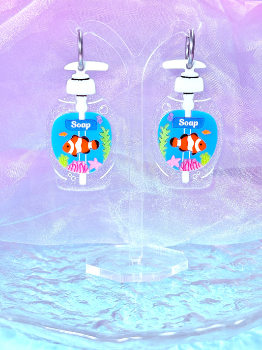 Nostalgic Fish Soap Earrings