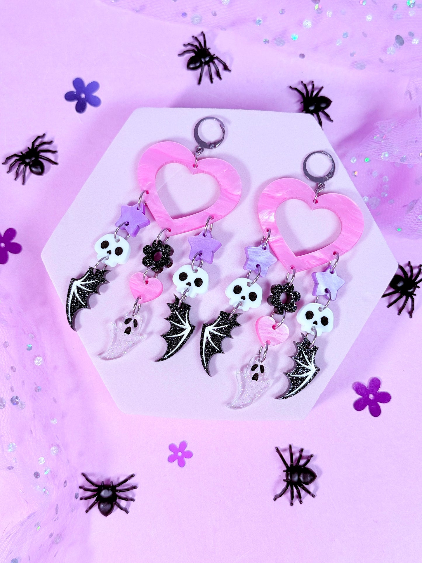 Ghoulfriend Drops, Acrylic Earrings