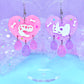Dino Lover Dangles, Acrylic Earrings