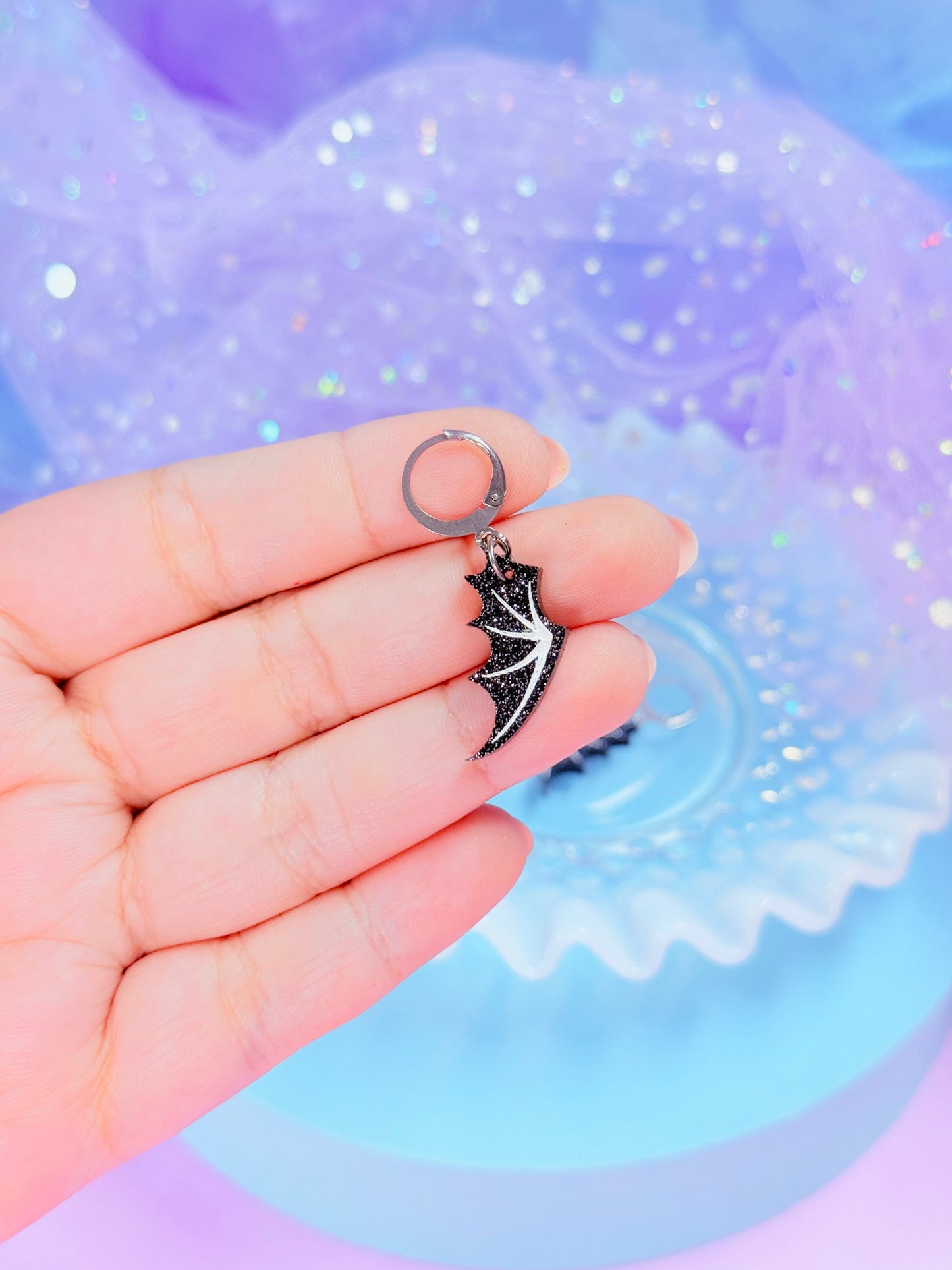 Mini Bat Wing Earrings