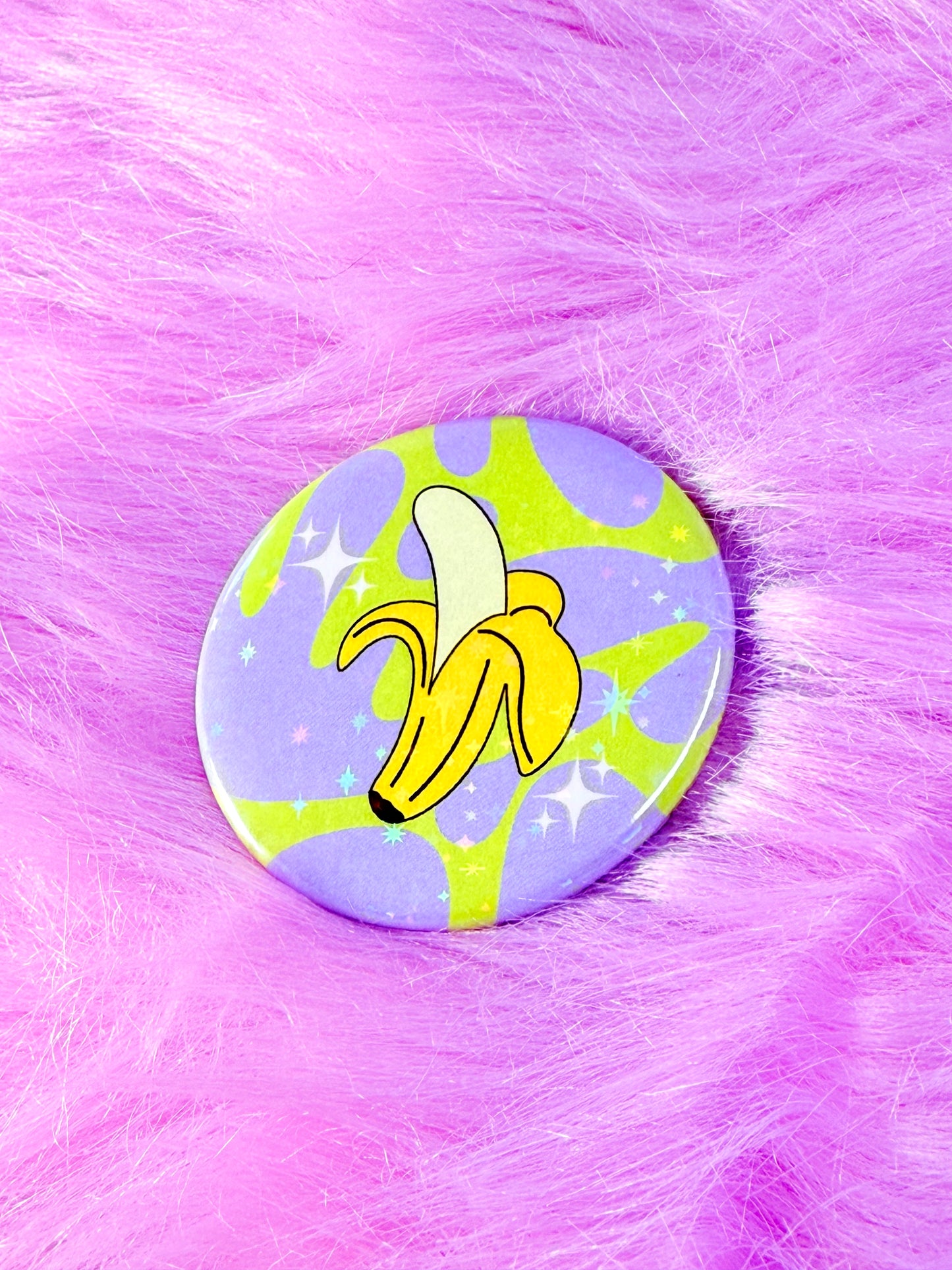 Funky Banana Magnet / Button / Mirror