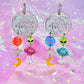 Out of this World Drops, Acrylic Earrings