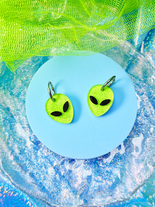 Jelly Alien Acrylic Earrings