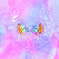 Hermit Crab Acrylic Earrings (Mystical Magic)