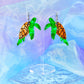 Sea Turtle Acrylic Earrings