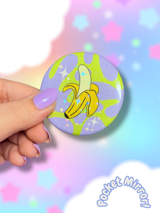 Funky Banana Mini Mirror