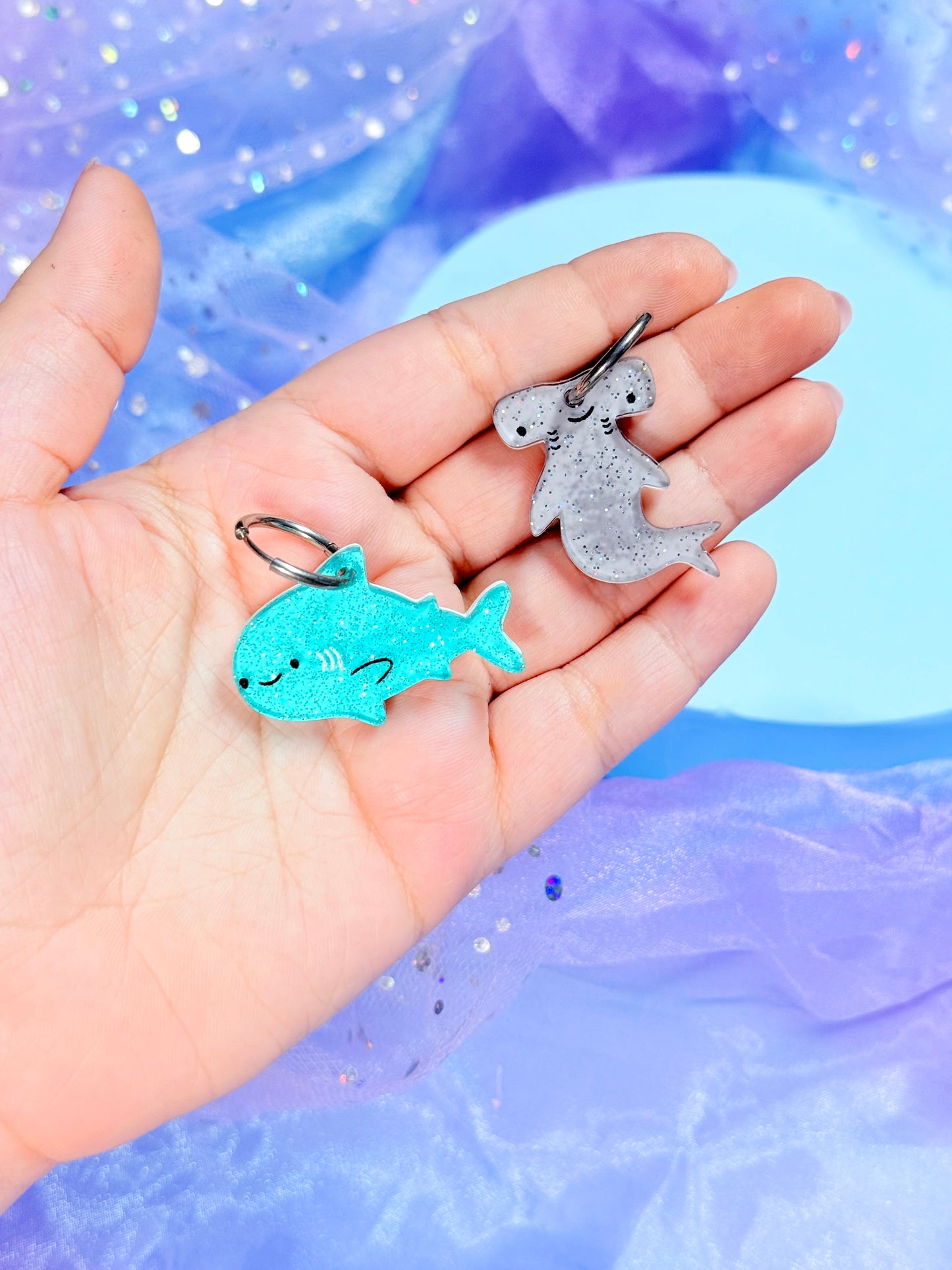 Glitter Jelly Sea Critters! Mix and Match Earrings