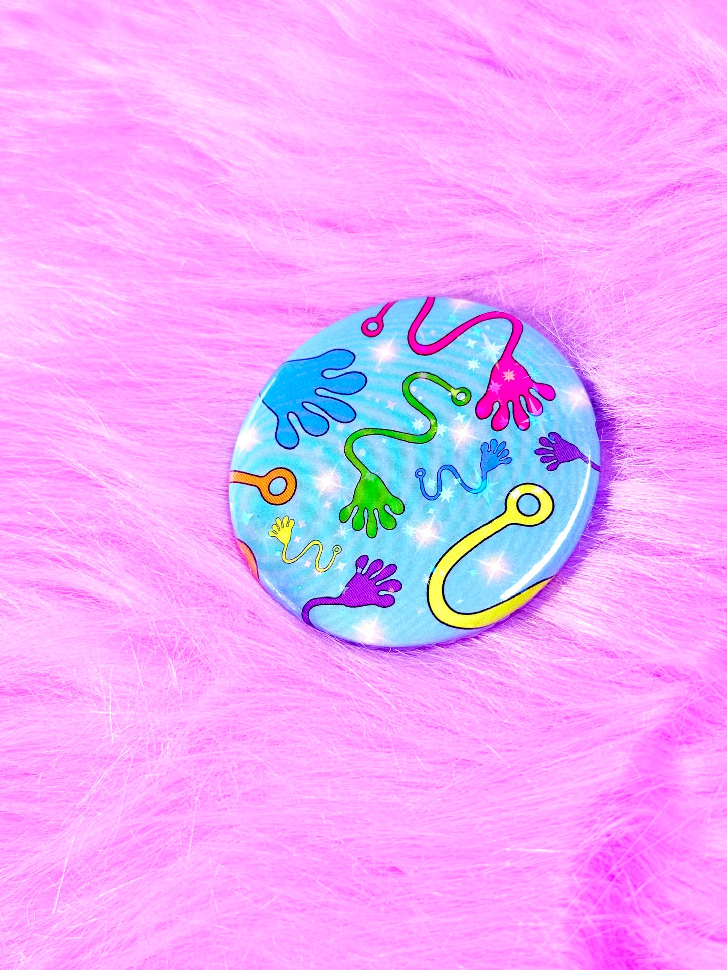 Sticky Hand Magnet / Button / Mirror