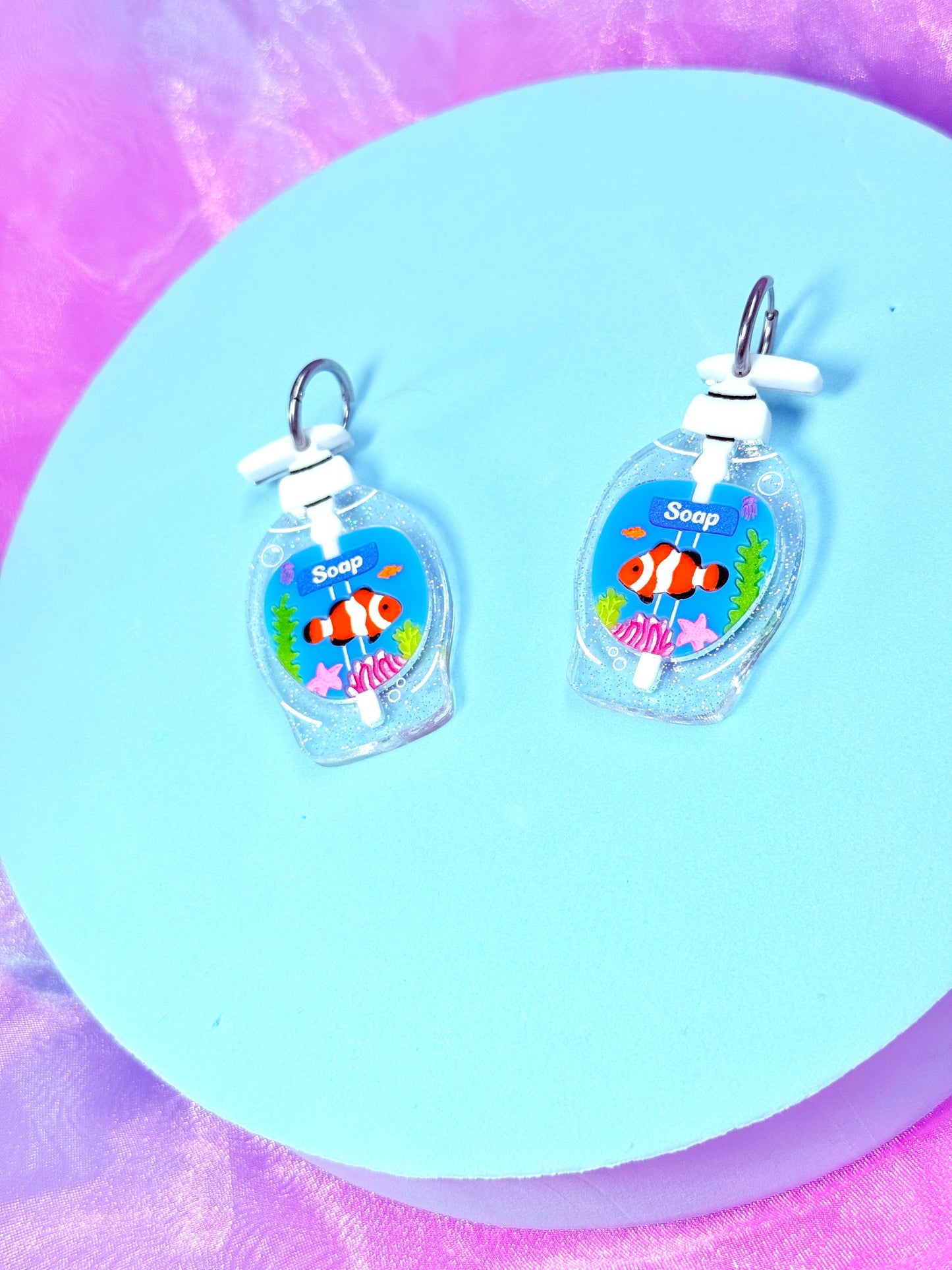 Nostalgic Fish Soap Earrings