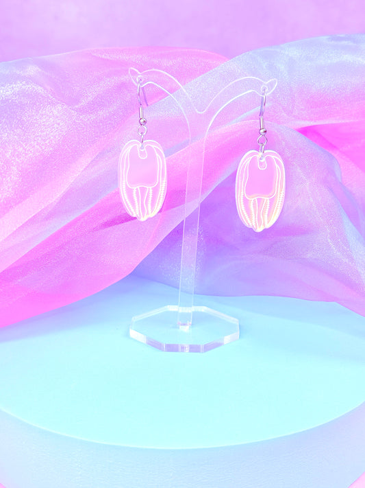Comb Jelly Acrylic Earrings