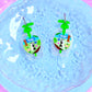 Nostalgic Panda Soap Earrings