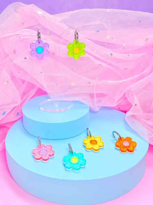 Y2K Jelly Flower Acrylic Earrings (Mini)