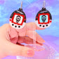 Virtual Pet Ghost, Acrylic Earrings