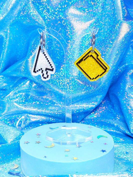 Computer Cutie Acrylic Earrings