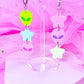Pastel Celestial Stacks, Acrylic Earrings