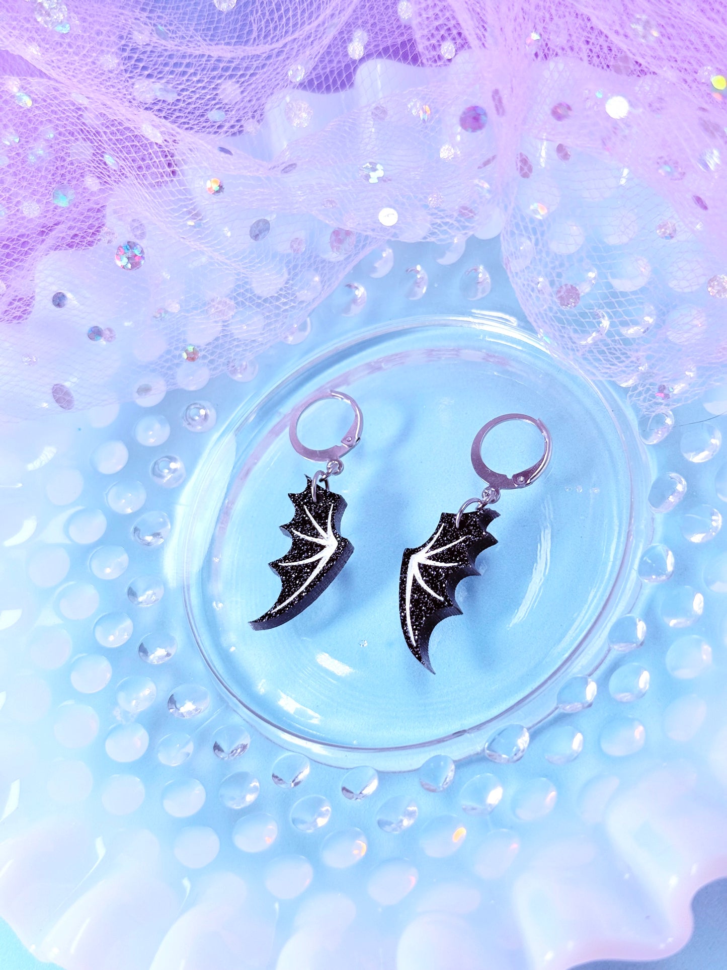 Mini Bat Wing Earrings