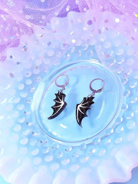 Mini Bat Wing Earrings