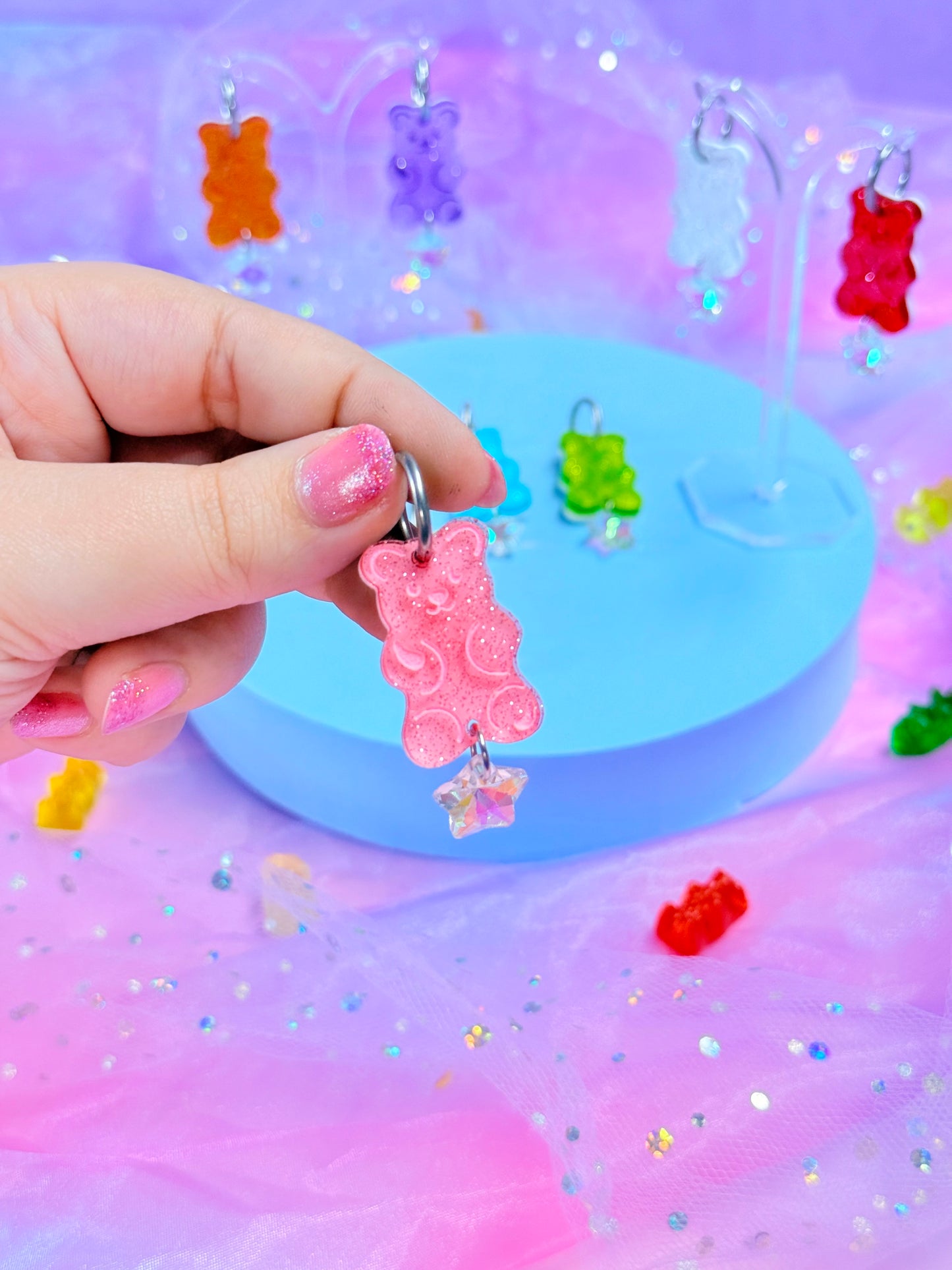 Gummy Bear Acrylic Earrings, Mix and Match