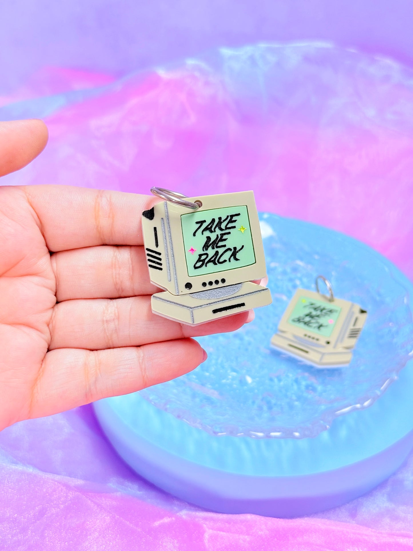 Retro Computer Earrings, Take Me Back