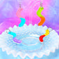Gummy Worm Acrylic Earrings
