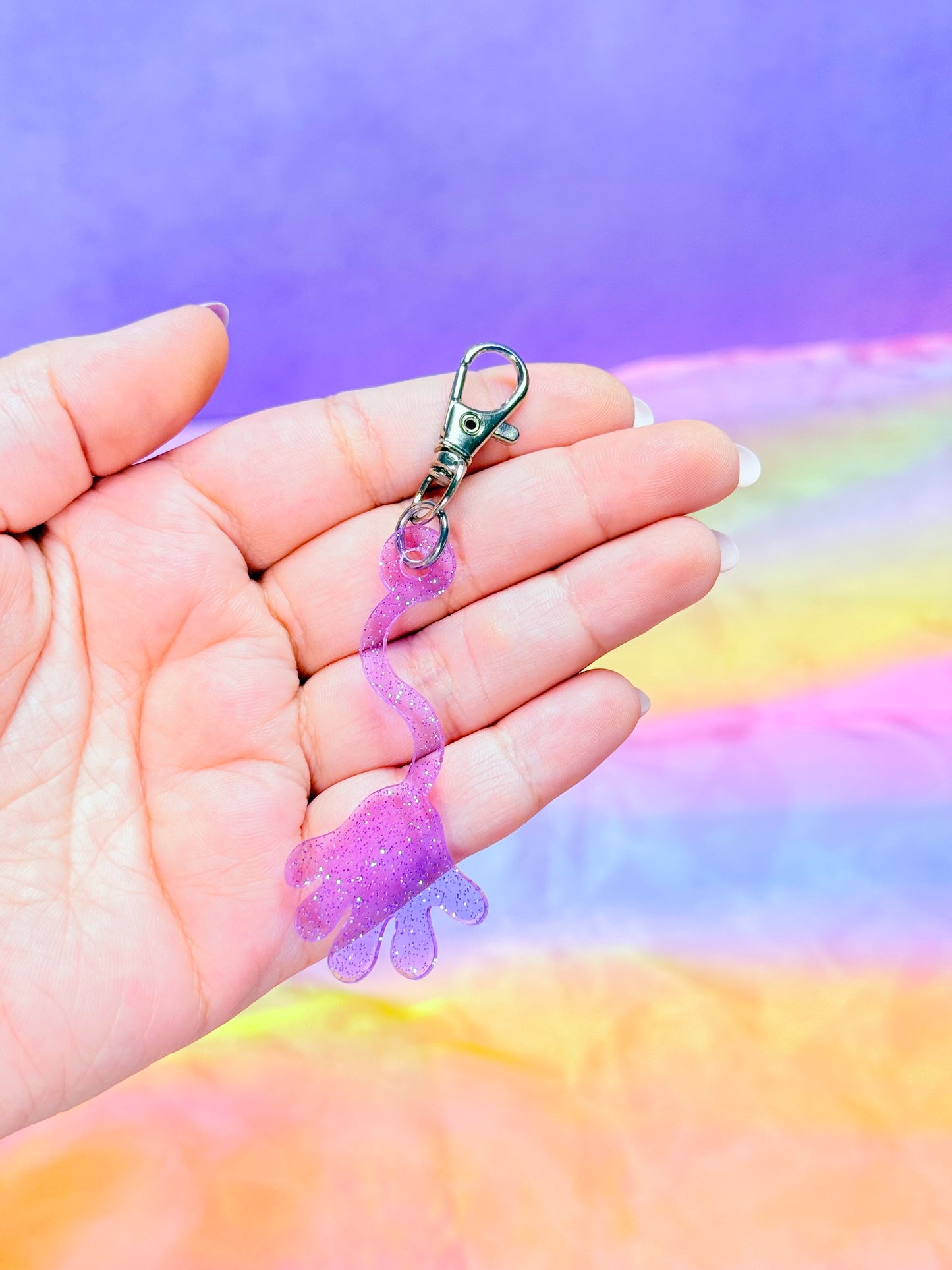 Sticky Hand Bag Charm