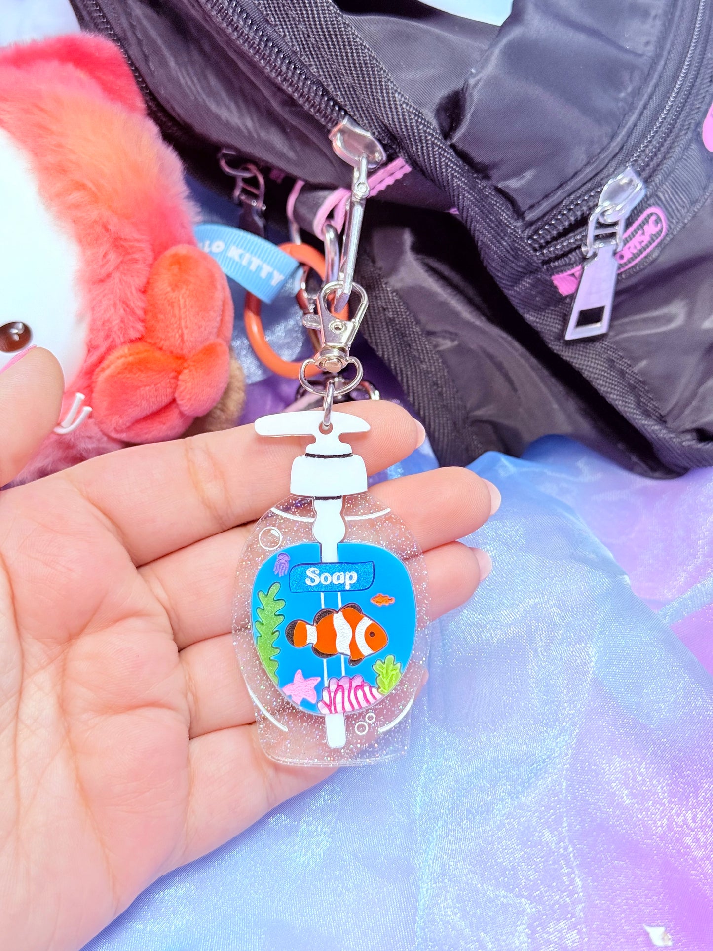Nostalgic Fish Soap Bag Charm
