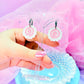 Mini Narutomaki (Fish Cake) Acrylic Earrings