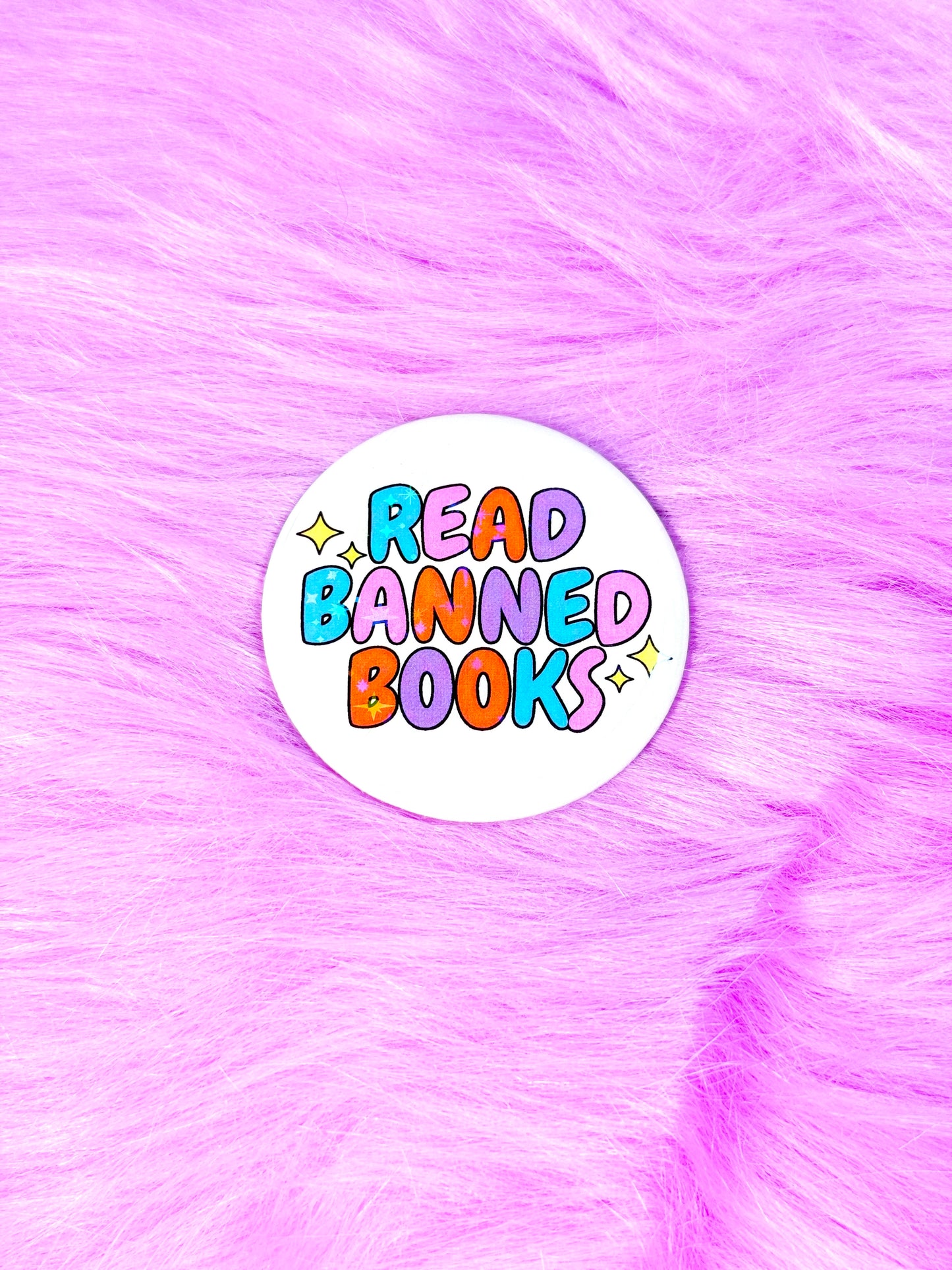 Read Banned Books Magnet / Button / Mirror