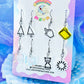 Nostalgic Computer Acrylic Earrings, Mini Pack