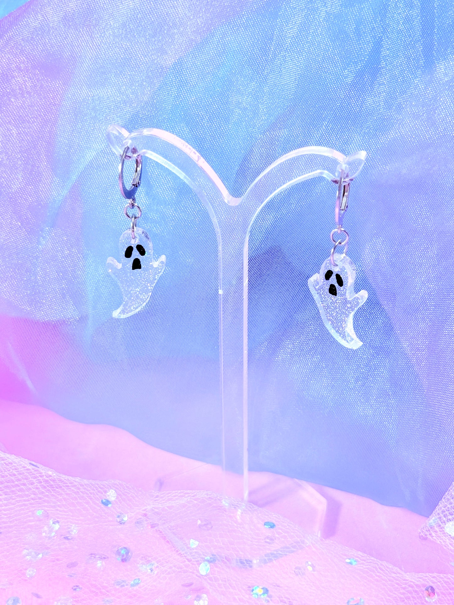 Mini Jelly Ghost Earrings