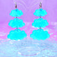 Jelly Cloud Acrylic Earrings (Blue)