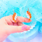 Mini Shrimp Sushi Acrylic Earrings