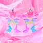 Pastel Jelly Butterfly Acrylic Earrings