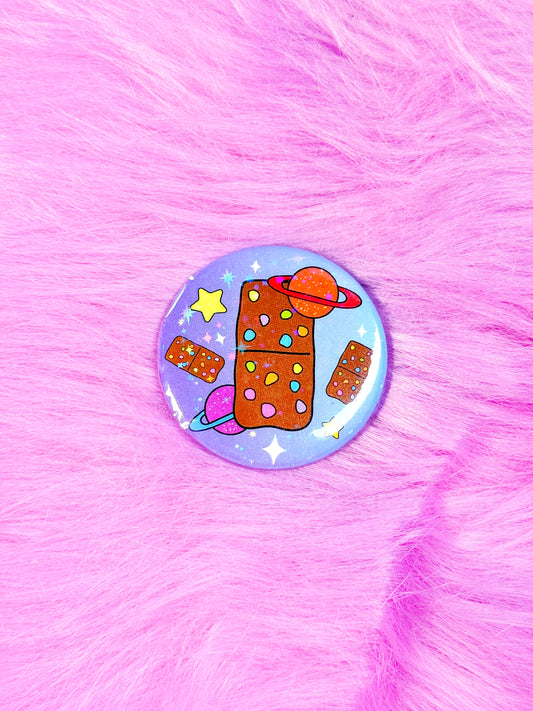 Nostalgic Space Brownie Magnet / Button / Mirror