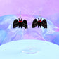 Mothman Acrylic Earrings (medium size)