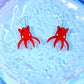 Vampire Squid Acrylic Earrings